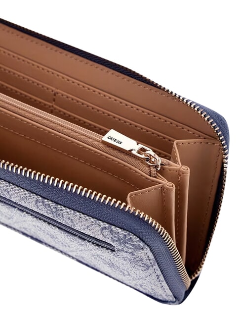 LINDSEY Large zip-around wallet slate logo - Women&rsquo;s Wallets