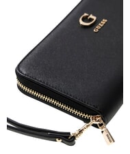 GUESS COLEEN Large zip-around wallet BLACK - Women&rsquo;s Wallets - 5