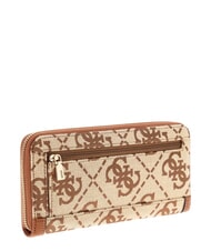 GUESS AUDREY Large zip-around wallet MILK LOGO - Women&rsquo;s Wallets - 3