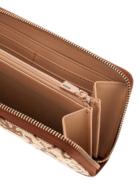 AUDREY Large zip-around wallet MILK LOGO - Women&rsquo;s Wallets