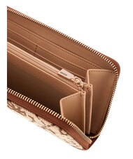 GUESS AUDREY Large zip-around wallet MILK LOGO - Women&rsquo;s Wallets - 4