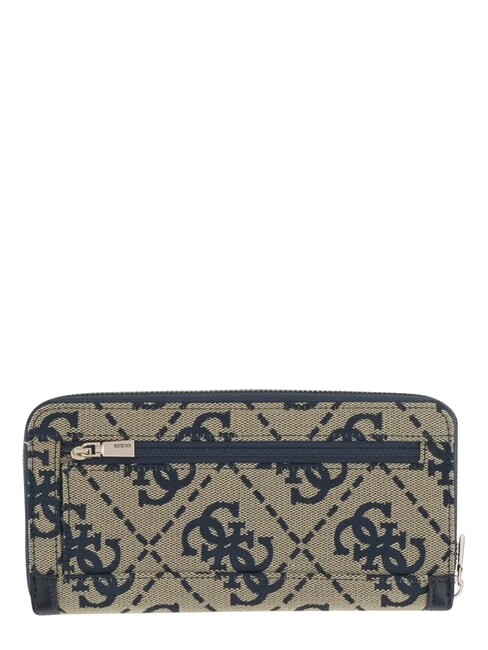 AUDREY Large zip-around wallet navy logo - Women&rsquo;s Wallets