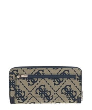 GUESS AUDREY Large zip-around wallet navy logo - Women&rsquo;s Wallets - 2
