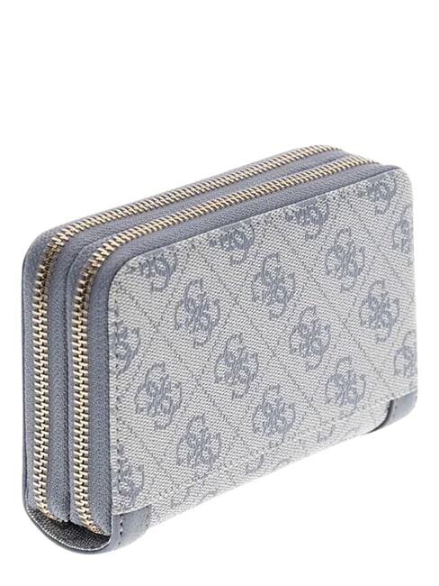 LINDSEY Medium wallet, ziparound slate logo - Women&rsquo;s Wallets