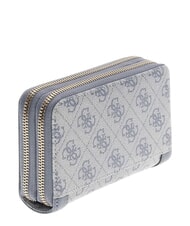 GUESS LINDSEY Medium wallet, ziparound slate logo - Women&rsquo;s Wallets - 3