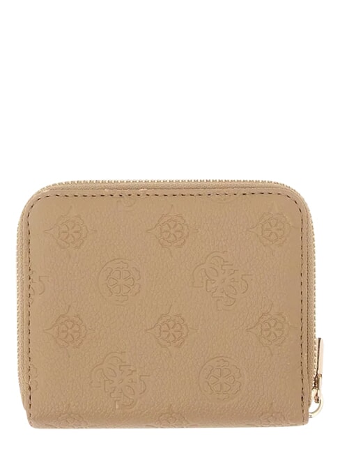 ELLA Compact, zip-around wallet beige logo - Women&rsquo;s Wallets
