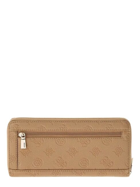 ELLA Large zip-around wallet beige logo - Women&rsquo;s Wallets