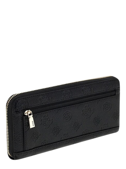 ELLA Large zip-around wallet black logo - Women&rsquo;s Wallets