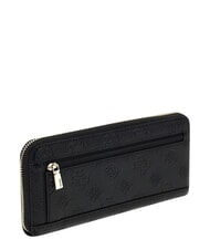 GUESS ELLA Large zip-around wallet black logo - Women&rsquo;s Wallets - 3