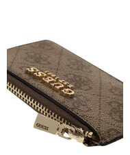 GUESS LAUREL 2 Card holder MILK LOGO - Women&rsquo;s Wallets - 4