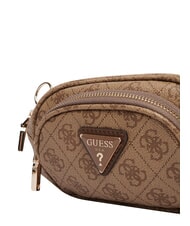 GUESS LATONA Shoulder carry pouch MILK LOGO - Hip pouches - 5