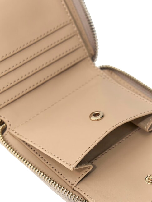 LAUREL 2  Small zip around wallet BEIGE - Women&rsquo;s Wallets