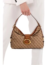 GUESS CAMDEN 4G Shoulder bag, all-over print - Women&rsquo;s Bags