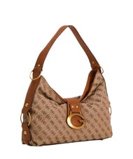 GUESS CAMDEN 4G Shoulder bag, all-over print logo milk/cognac - Women&rsquo;s Bags - 3