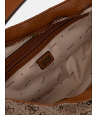 GUESS CAMDEN 4G Shoulder bag, all-over print logo milk/cognac - Women&rsquo;s Bags - 5