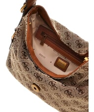 GUESS CAMDEN 4G Shoulder bag logo milk/cognac - Women&rsquo;s Bags - 3