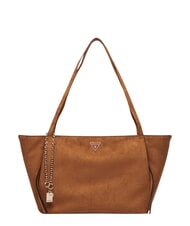 GUESS DEVON Shoulder shopping bag COGNAC - Women&rsquo;s Bags - 3