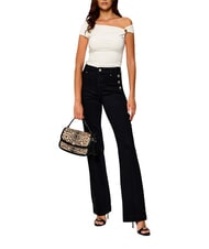 GUESS AUDREY                                   Handbag with shoulder strap, in leather leopard - Women&rsquo;s Bags - 2