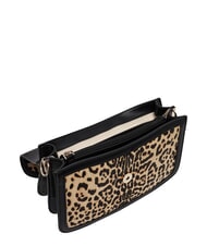 GUESS AUDREY                                   Handbag with shoulder strap, in leather leopard - Women&rsquo;s Bags - 7
