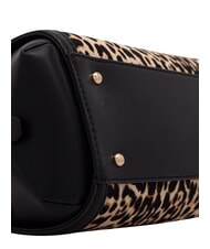 GUESS AUDREY                                   Handbag with shoulder strap, in leather leopard - Women&rsquo;s Bags - 5