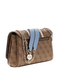 GUESS NOELLE 2                                 Shoulder bag, double handle milk logo/light blue - Women&rsquo;s Bags - 3