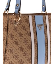 GUESS NOELLE 2                                 Shoulder shopping bag milk logo/light blue - Women&rsquo;s Bags - 6