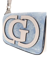 GUESS RUBY Shoulder bag denim logo - Women&rsquo;s Bags - 4