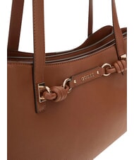 GUESS CAMELIA 3                                Shoulder shopping bag COGNAC - Women&rsquo;s Bags - 4