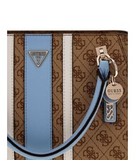 GUESS NOELLE 2                                 Handbag, with shoulder strap milk logo/light blue - Women&rsquo;s Bags - 4