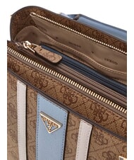 GUESS NOELLE 2                                 Handbag, with shoulder strap milk logo/light blue - Women&rsquo;s Bags - 5
