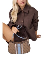 GUESS NOELLE 2                                 Shoulder bag, adjustable milk logo/light blue - Women&rsquo;s Bags - 2