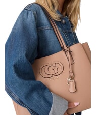 GUESS ISOLA                                    Shoulder shopping bag BEIGE - Women&rsquo;s Bags - 2
