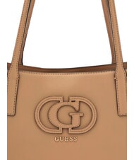 GUESS ISOLA                                    Shoulder shopping bag BEIGE - Women&rsquo;s Bags - 5