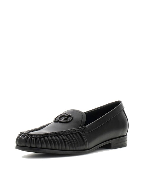 BELDA Leather moccasins BLACK - Women&rsquo;s shoes