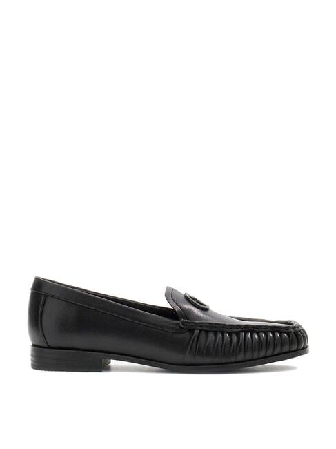 BELDA Leather moccasins BLACK - Women&rsquo;s shoes
