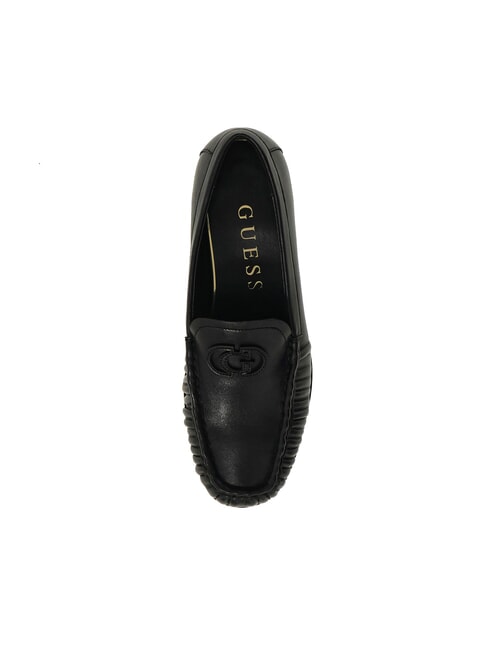 BELDA Leather moccasins BLACK - Women&rsquo;s shoes