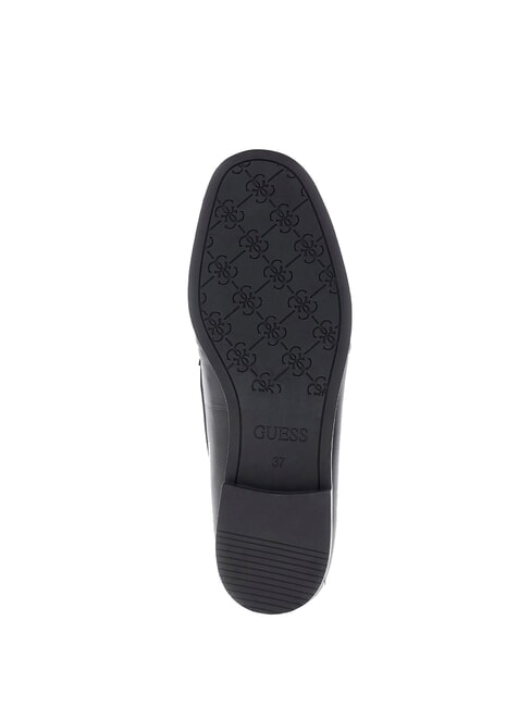 BELDA Leather moccasins BLACK - Women&rsquo;s shoes
