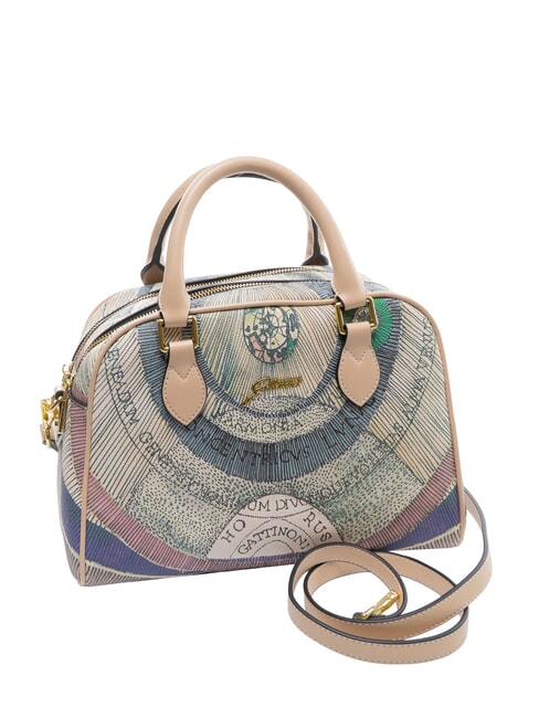 PLANETARIUM Medium dome bag with shoulder strap watercolor/beige - Women&rsquo;s Bags