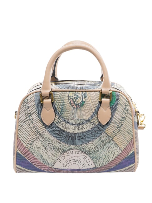 PLANETARIUM Medium dome bag with shoulder strap watercolor/beige - Women&rsquo;s Bags