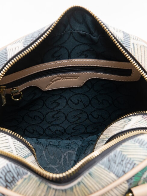 PLANETARIUM Medium dome bag with shoulder strap watercolor/beige - Women&rsquo;s Bags