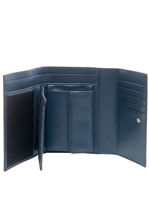 PLANETARIUM Medium wallet with flap aquamarine/dk navy - Women&rsquo;s Wallets