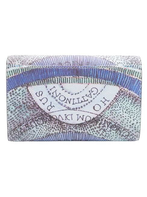 PLANETARIUM Medium wallet with flap aquamarine/dk navy - Women&rsquo;s Wallets