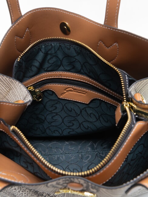 PLANETARIUM Shoulder Shopper Bag ink sepia/lt tan - Women&rsquo;s Bags