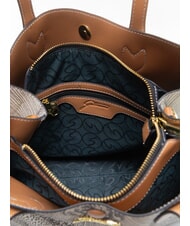 GATTINONI PLANETARIUM Shoulder Shopper Bag ink sepia/lt tan - Women&rsquo;s Bags - 5