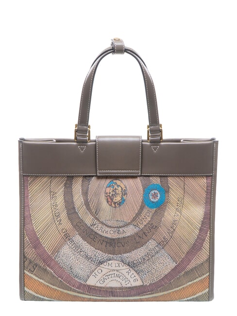 PLANETARIUM Handbag, with shoulder strap wild watercolor/ dk taupe - Women&rsquo;s Bags