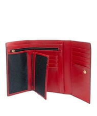 GATTINONI PLANETARIUM Medium wallet with flap classic/coral - Women&rsquo;s Wallets - 2