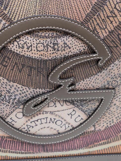 PLANETARIUM Shoulder bag / Handbag wild watercolor/ dk taupe - Women&rsquo;s Bags