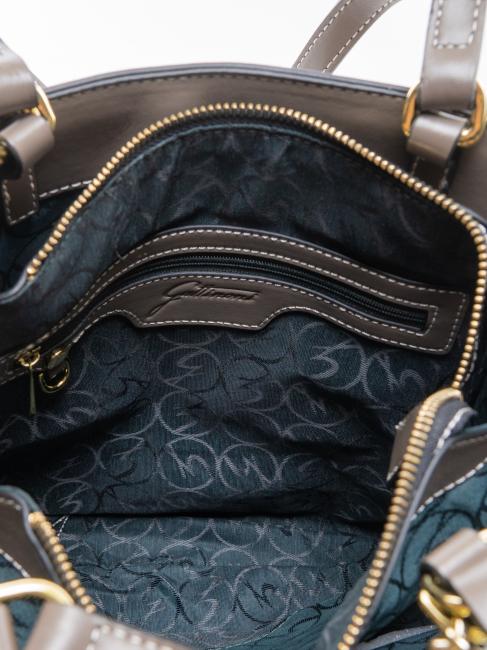 PLANETARIUM Shoulder bag / Handbag wild watercolor/ dk taupe - Women&rsquo;s Bags