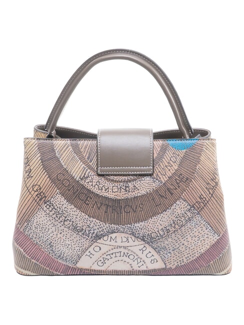 PLANETARIUM Handbag, with shoulder strap wild watercolor/ dk taupe - Women&rsquo;s Bags