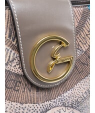 GATTINONI PLANETARIUM Handbag, with shoulder strap wild watercolor/ dk taupe - Women&rsquo;s Bags - 4